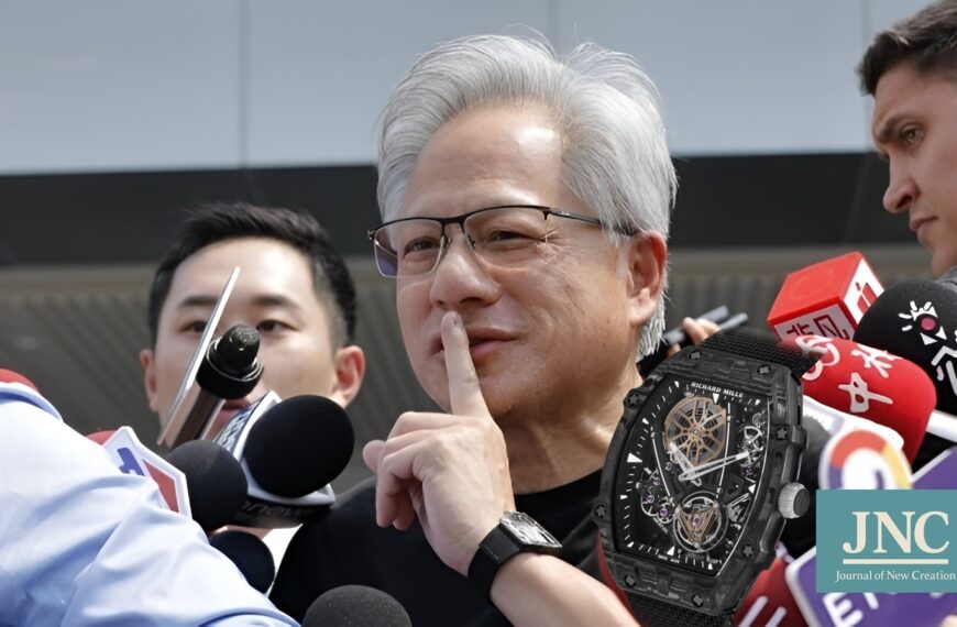 Jensen Huang ซีอีโอ Nvidia สวมเสื้อดำและนาฬิกาหรู Richard Mille RM 27-05
